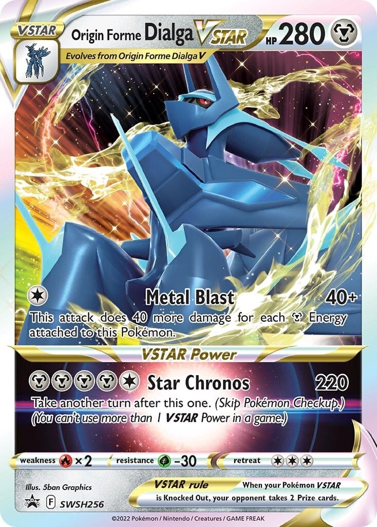 Origin Forme Dialga VSTAR (SWSH256) (Jumbo Card) [Sword & Shield: Black Star Promos] | Gamers Paradise