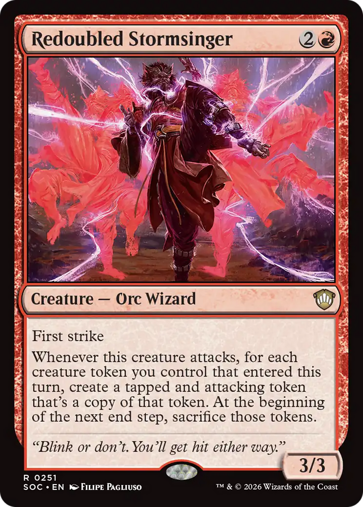 Redoubled Stormsinger [Secrets of Strixhaven Commander] | Gamers Paradise