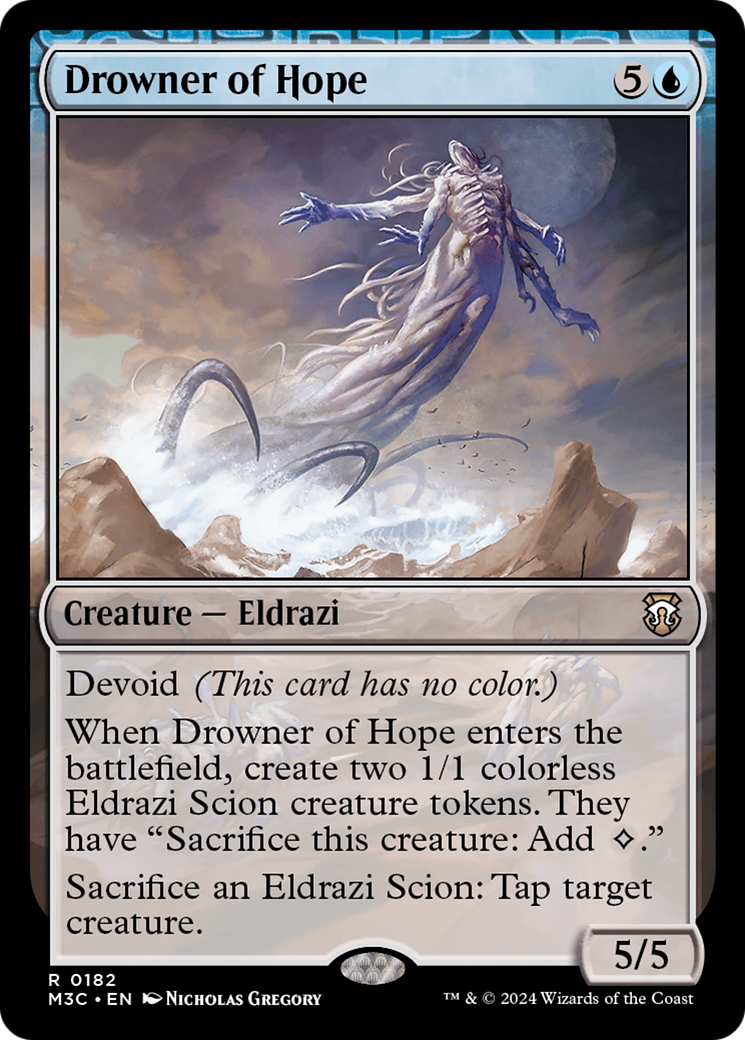Drowner of Hope (Ripple Foil) [Modern Horizons 3 Commander] | Gamers Paradise