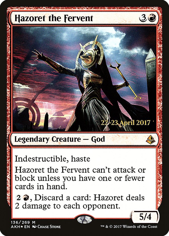Hazoret the Fervent [Amonkhet Prerelease Promos] | Gamers Paradise