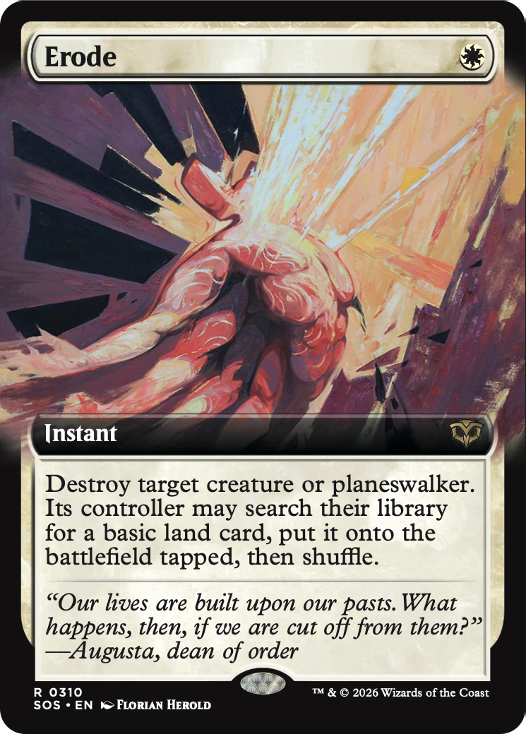 Erode (Extended Art) [Secrets of Strixhaven] | Gamers Paradise
