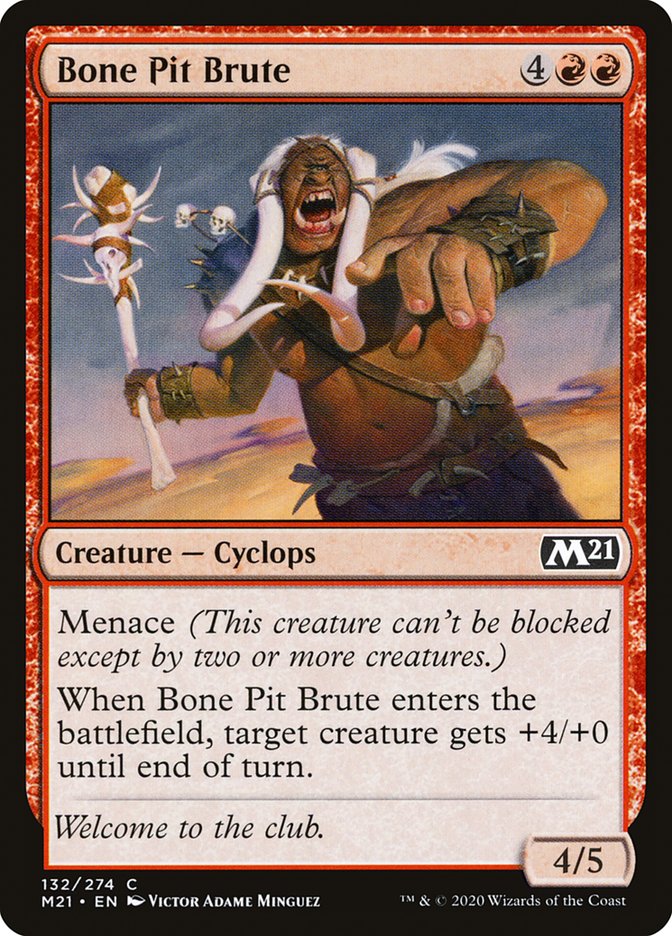 Bone Pit Brute [Core Set 2021] | Gamers Paradise