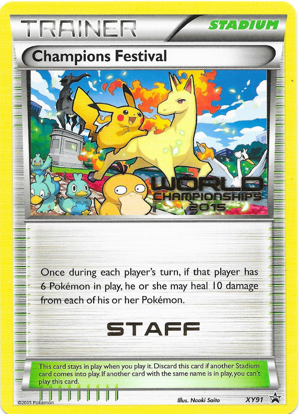 Champions Festival (XY91) (2015 Quarter Finalist) [XY: Black Star Promos] | Gamers Paradise