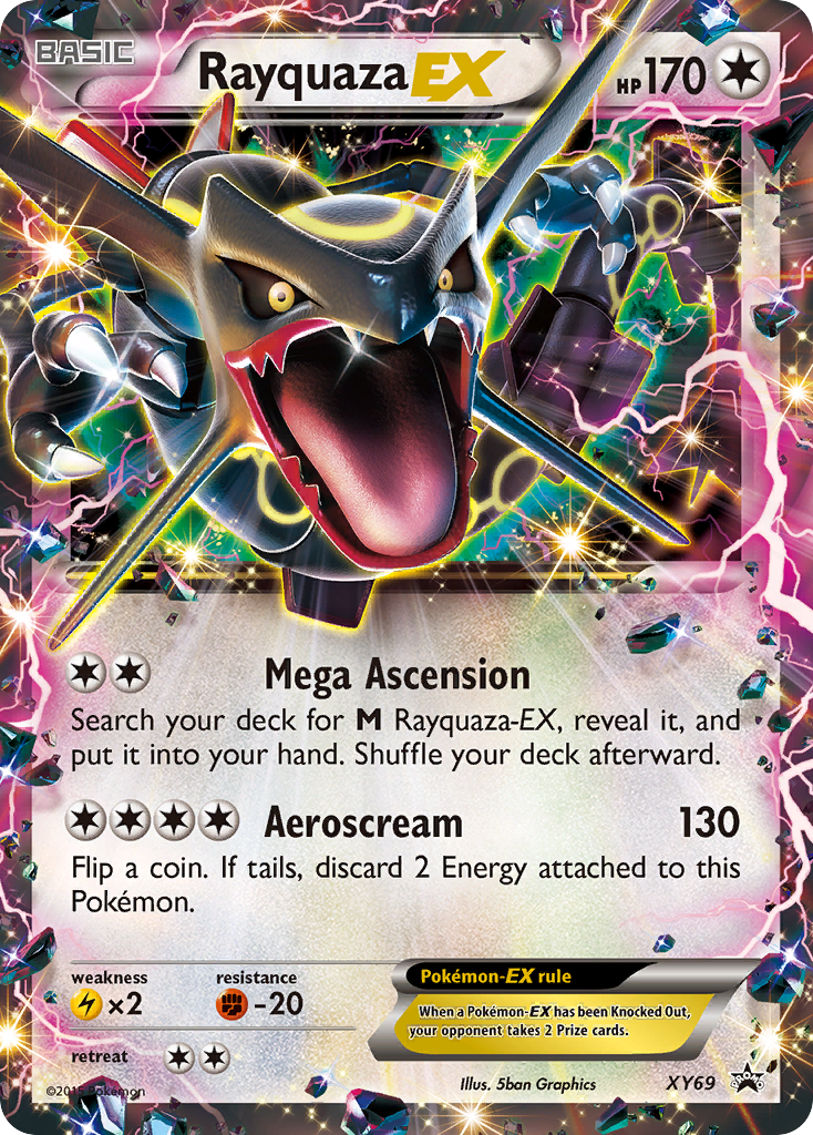 Rayquaza EX (XY69) (Shiny) [XY: Black Star Promos] | Gamers Paradise