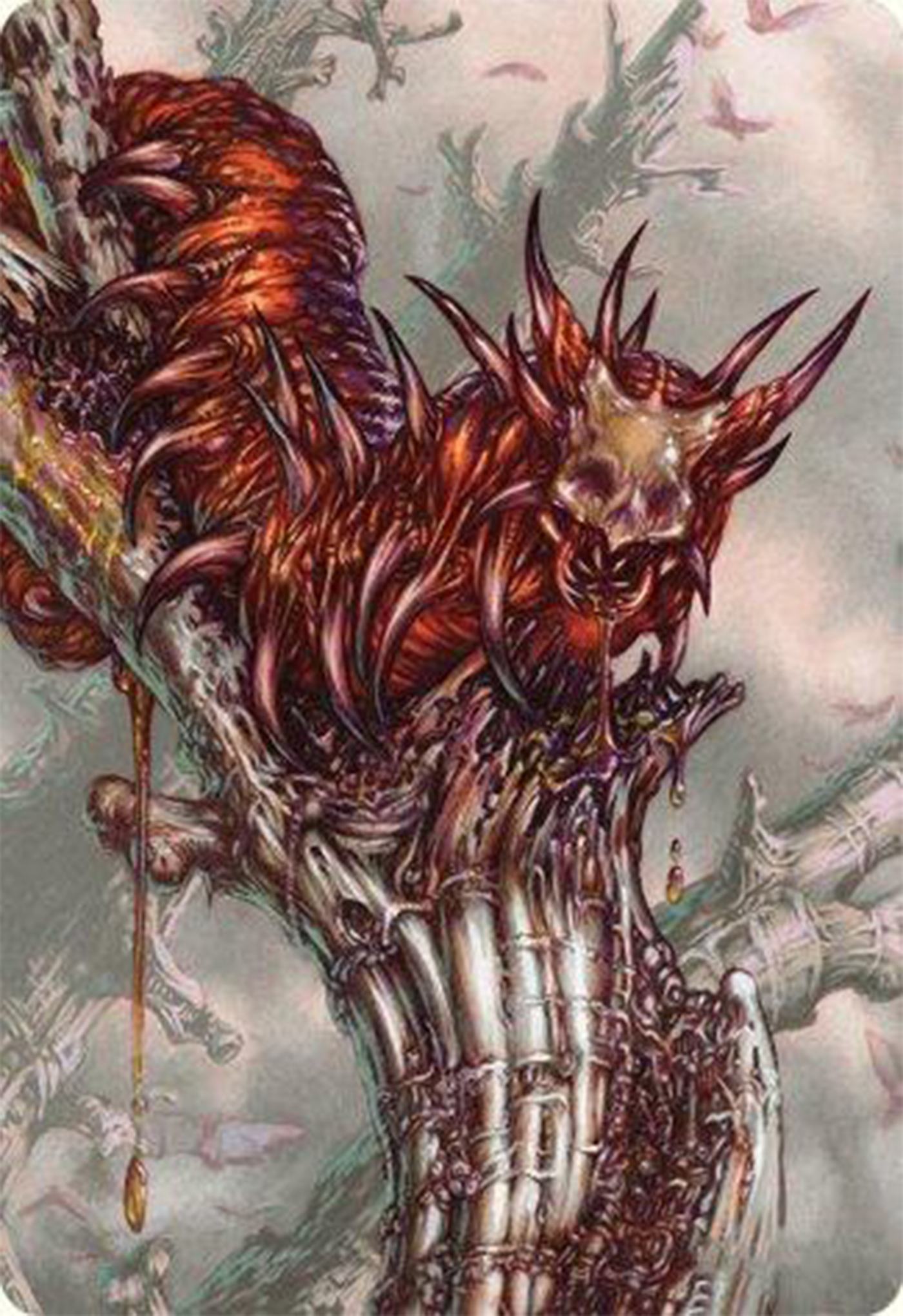 Grist, Voracious Larva Art Card [Modern Horizons 3 Art Series] | Gamers Paradise