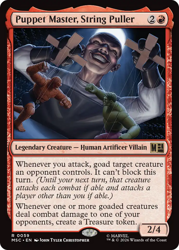 Puppet Master, String Puller (Surge Foil) [Marvel Super Heroes Commander] | Gamers Paradise