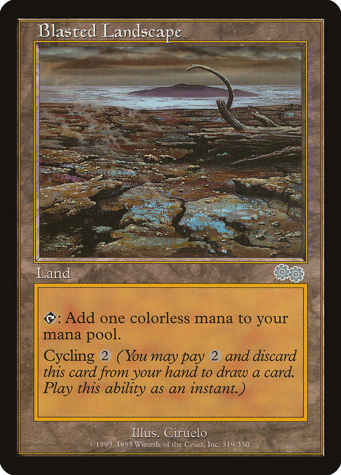 Blasted Landscape [Urza's Saga] | Gamers Paradise