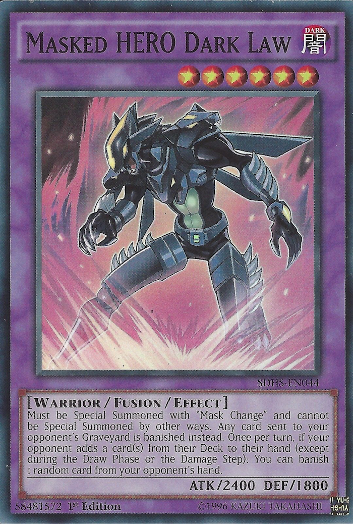 Masked Hero Dark Law [SDHS-EN044] Super Rare | Gamers Paradise