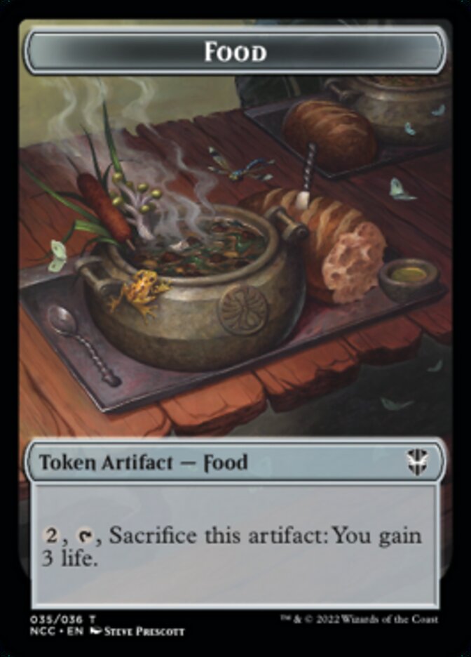 Food // Citizen Double-Sided Token [Streets of New Capenna Commander Tokens] | Gamers Paradise