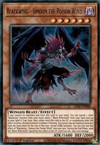 Blackwing - Simoon the Poison Wind [LDS2-EN040] Ultra Rare | Gamers Paradise