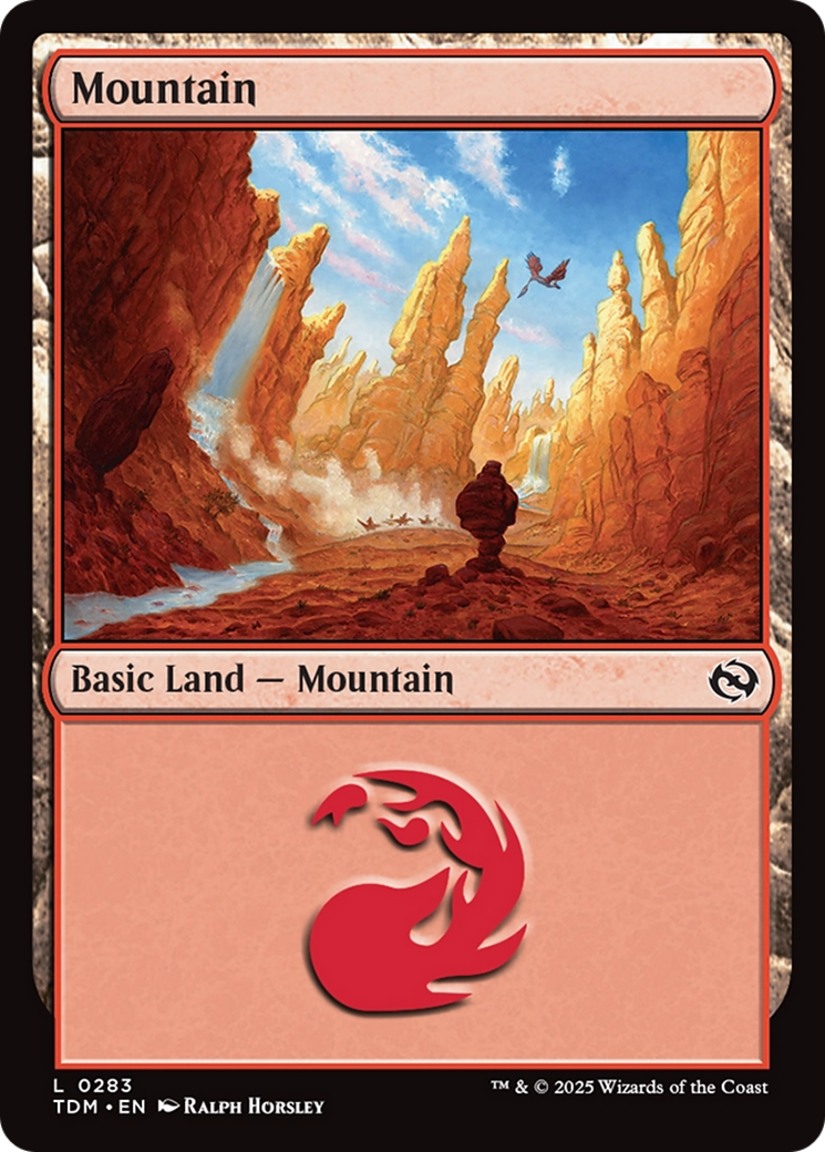 Mountain (0283) [Tarkir: Dragonstorm] | Gamers Paradise