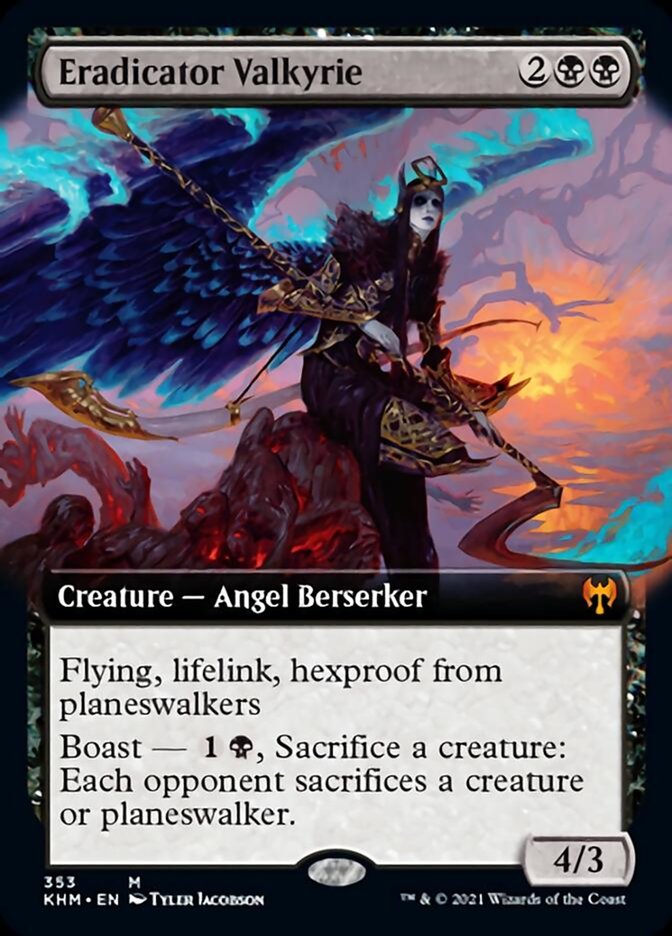 Eradicator Valkyrie (Extended Art) [Kaldheim] | Gamers Paradise