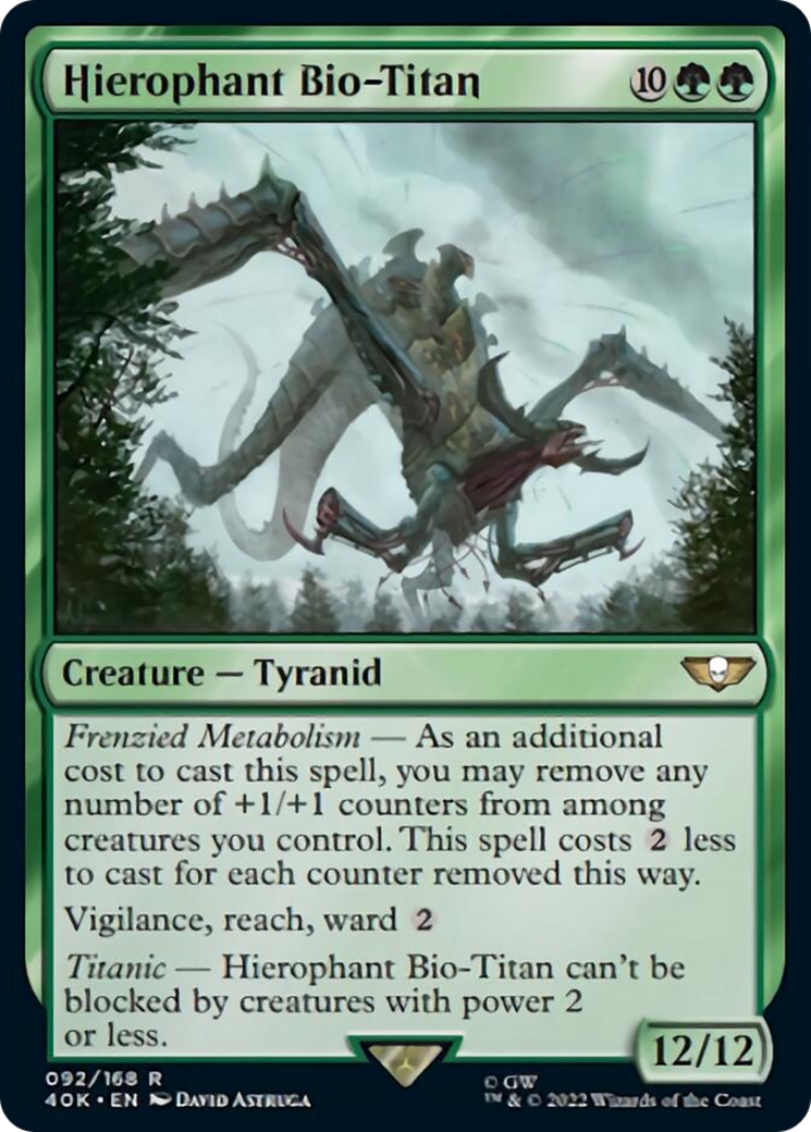 Hierophant Bio-Titan (Surge Foil) [Warhammer 40,000] | Gamers Paradise