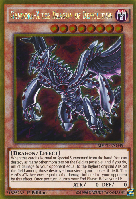 Gandora-X the Dragon of Demolition [MVP1-ENG49] Gold Rare | Gamers Paradise