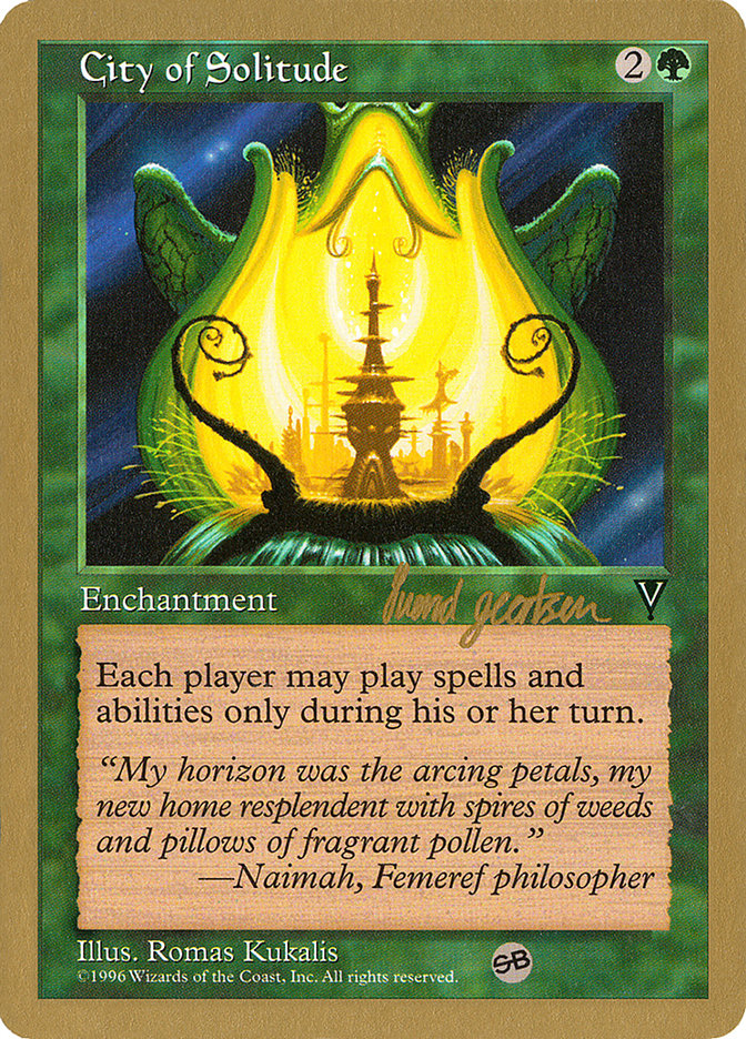 City of Solitude (Svend Geertsen) (SB) [World Championship Decks 1997] | Gamers Paradise