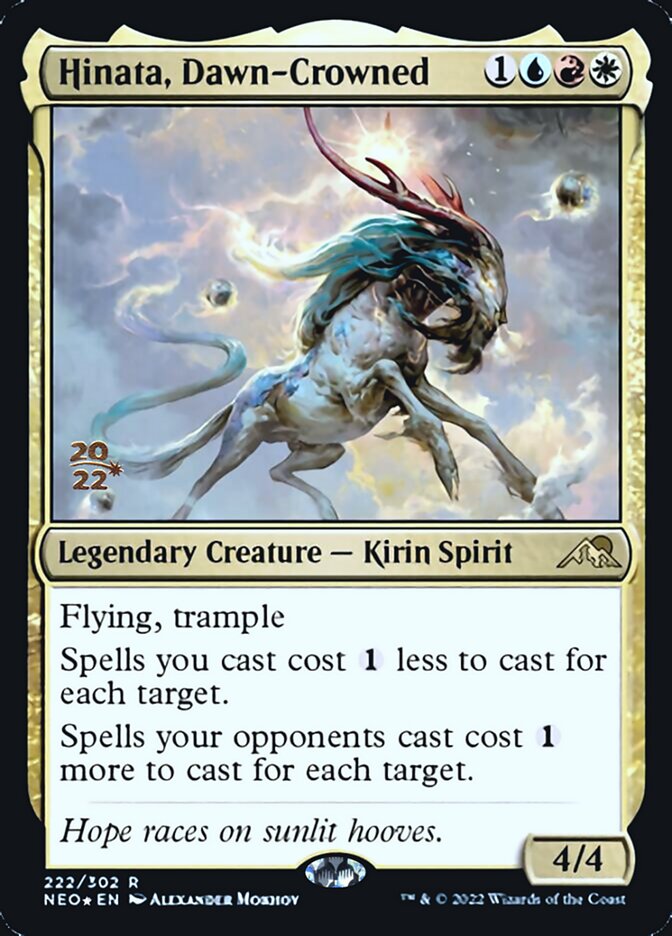 Hinata, Dawn-Crowned [Kamigawa: Neon Dynasty Prerelease Promos] | Gamers Paradise