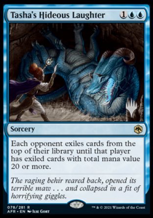 Tasha's Hideous Laughter (Promo Pack) [Dungeons & Dragons: Adventures in the Forgotten Realms Promos] | Gamers Paradise