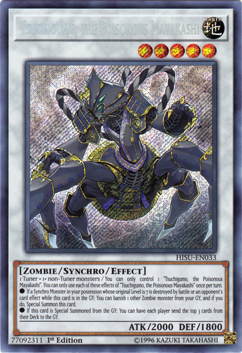 Tsuchigumo, the Poisonous Mayakashi [HISU-EN033] Secret Rare | Gamers Paradise