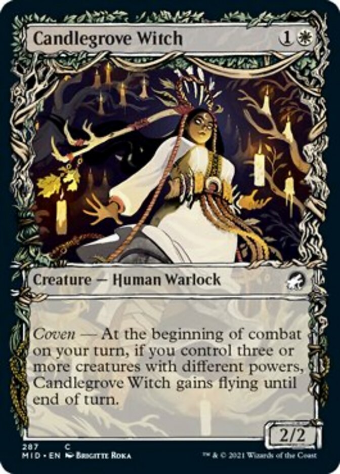 Candlegrove Witch (Showcase Equinox) [Innistrad: Midnight Hunt] | Gamers Paradise