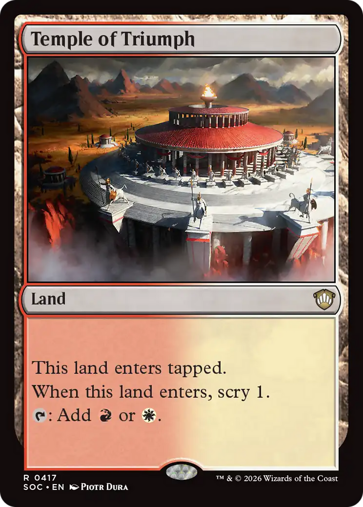 Temple of Triumph [Secrets of Strixhaven Commander] | Gamers Paradise