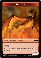 Dragon Egg // Dragon (0013) Double-Sided Token [Tarkir: Dragonstorm Commander Tokens] | Gamers Paradise