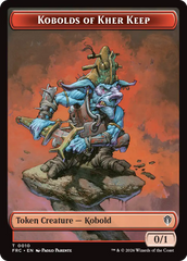 Kobolds of Kher Keep // Map Double-Sided Token [Reality Fracture Commander Tokens] | Gamers Paradise