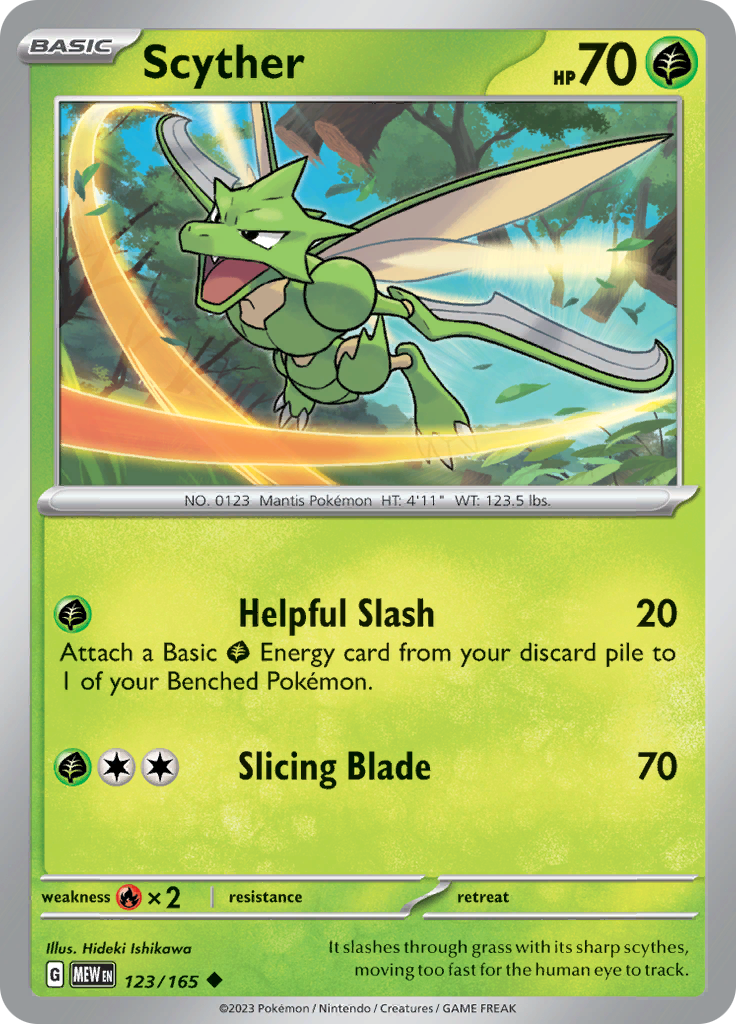 Scyther (123/165) [Scarlet & Violet 151] | Gamers Paradise