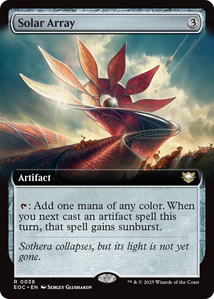 Solar Array (Extended Art) [Edge of Eternities Commander] | Gamers Paradise