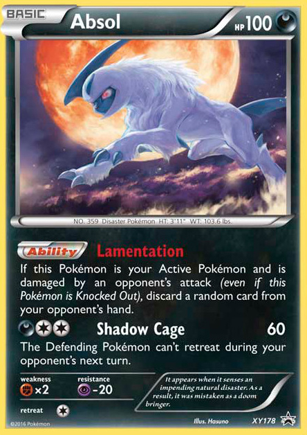 Absol (XY178) [XY: Black Star Promos] | Gamers Paradise