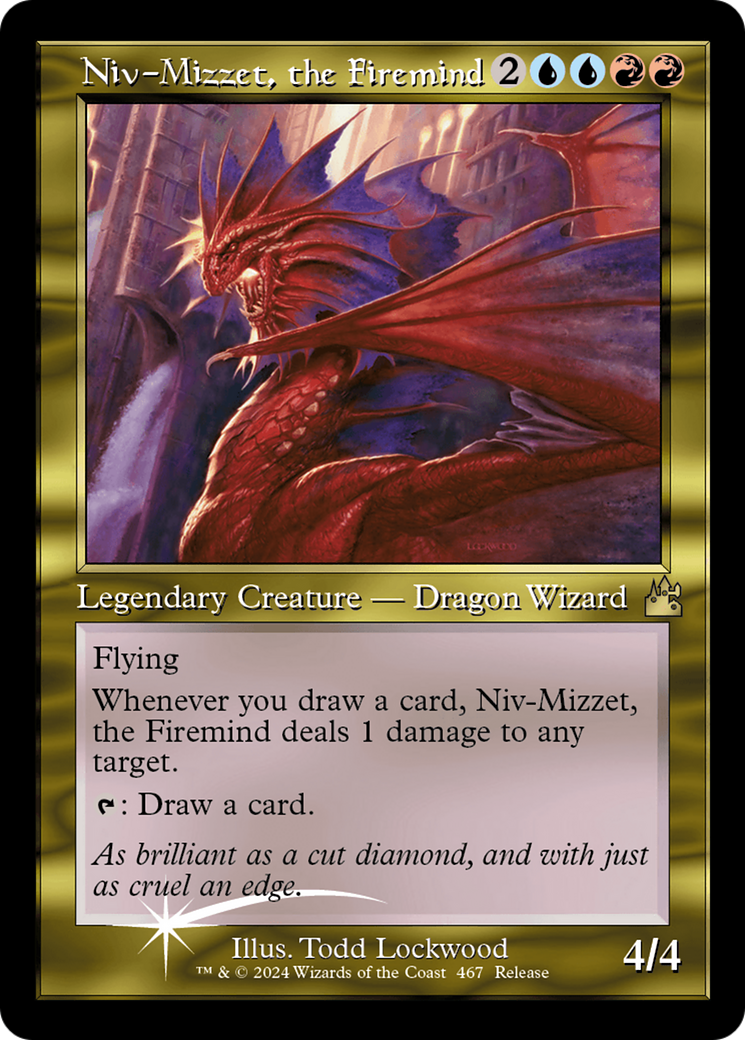 Niv-Mizzet, the Firemind (Retro Frame) [Ravnica Remastered] | Gamers Paradise