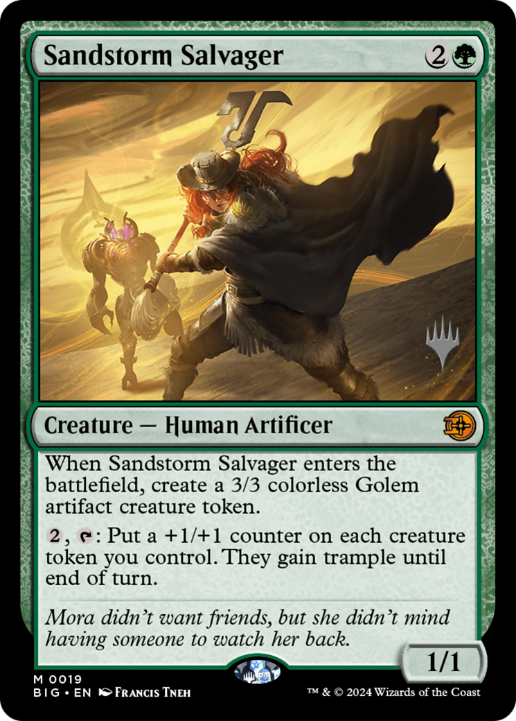 Sandstorm Salvager [Outlaws of Thunder Junction: The Big Score Promos] | Gamers Paradise