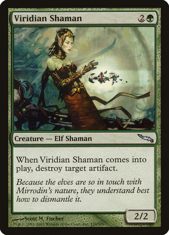 Viridian Shaman [Mirrodin] | Gamers Paradise
