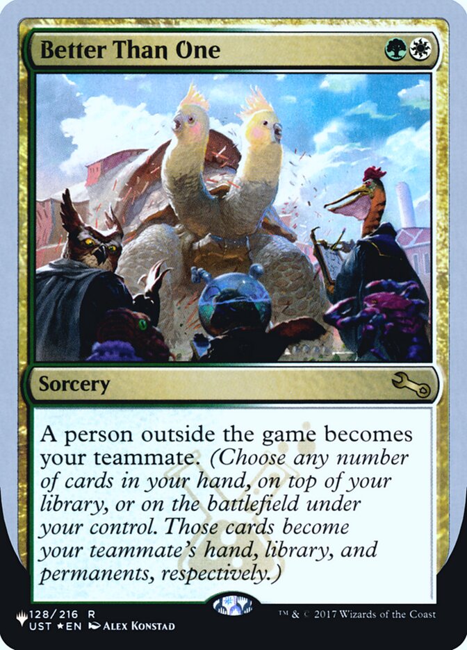 Better Than One (Unfinity Foil Edition) [The List] | Gamers Paradise