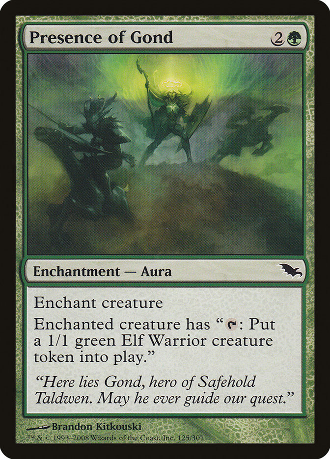 Presence of Gond [Shadowmoor] | Gamers Paradise