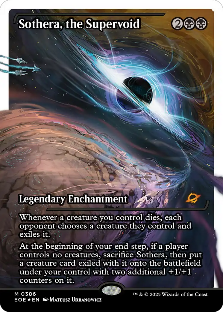 Sothera, the Supervoid (Fracture Foil) [Edge of Eternities] | Gamers Paradise