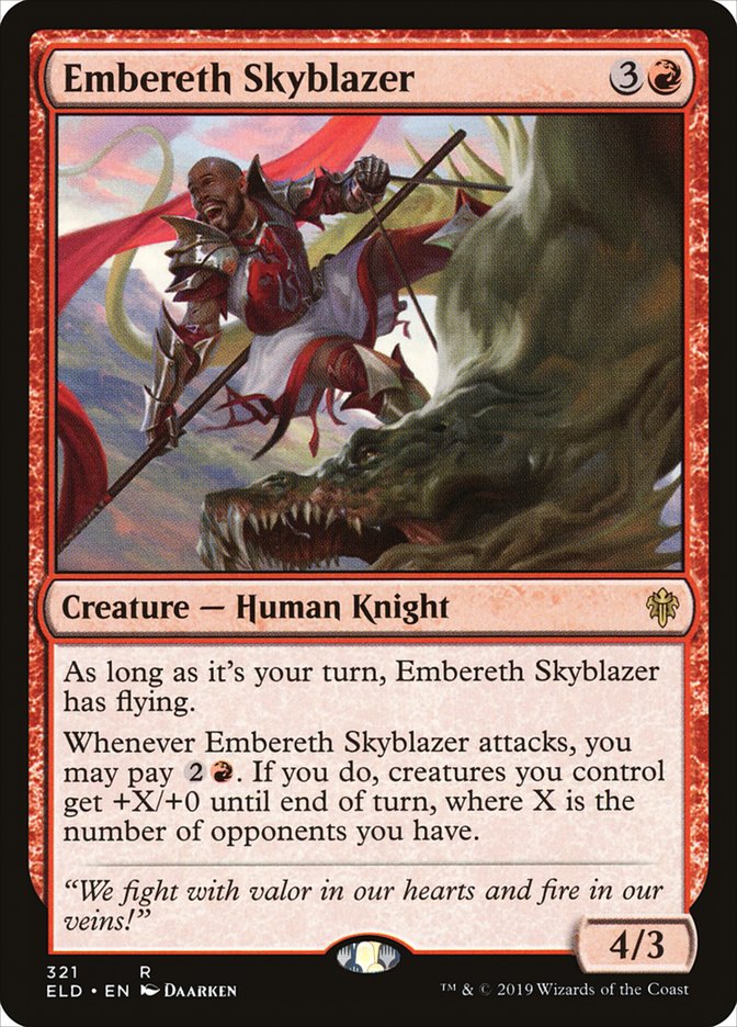 Embereth Skyblazer [Throne of Eldraine] | Gamers Paradise