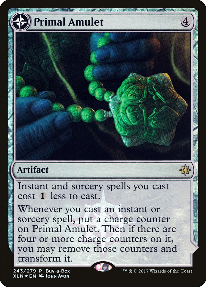 Primal Amulet // Primal Wellspring (Buy-A-Box) [Ixalan Treasure Chest] | Gamers Paradise