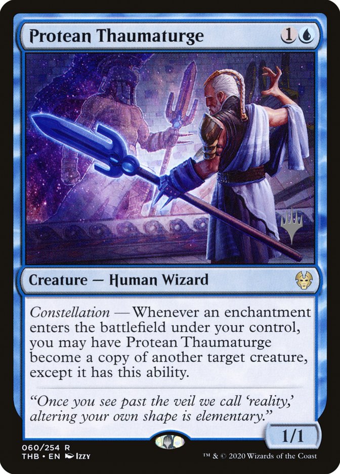 Protean Thaumaturge (Promo Pack) [Theros Beyond Death Promos] | Gamers Paradise
