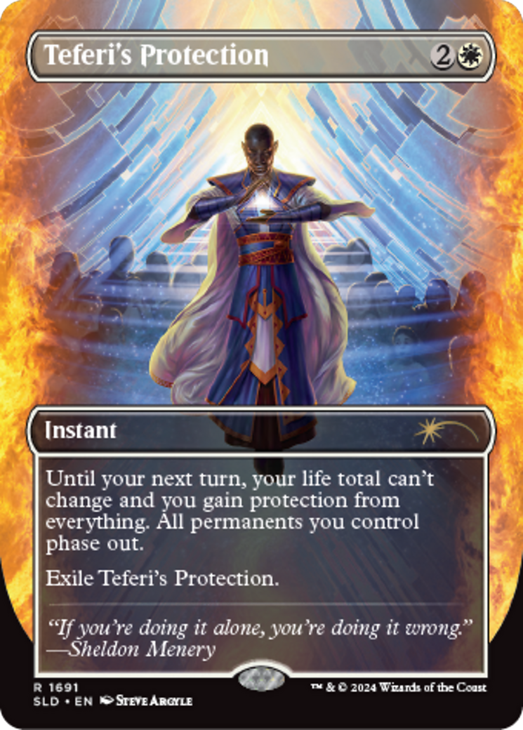 Teferi's Protection (1691) [Secret Lair: Sheldon's Spellbook] | Gamers Paradise