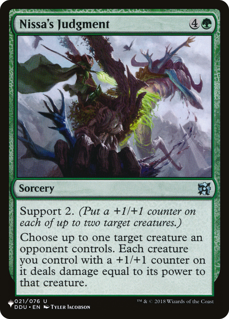 Nissa's Judgment [The List] | Gamers Paradise
