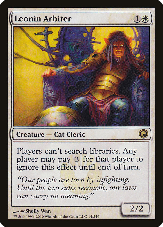Leonin Arbiter [Scars of Mirrodin] | Gamers Paradise