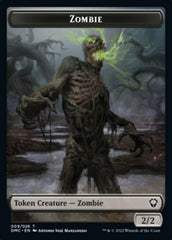Saproling // Zombie Double-Sided Token [Dominaria United Tokens] | Gamers Paradise