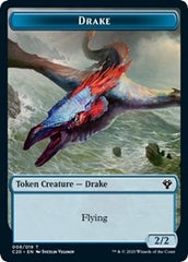 Drake // Goblin Warrior Double-Sided Token [Commander 2020 Tokens] | Gamers Paradise