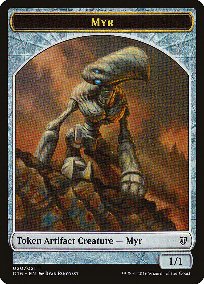 Myr // Bird (002) Double-Sided Token [Commander 2016 Tokens] | Gamers Paradise