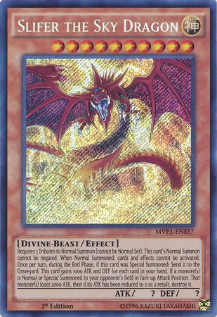 Slifer the Sky Dragon [MVP1-ENS57] Secret Rare | Gamers Paradise