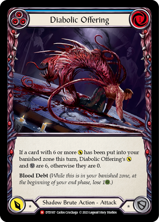 Diabolic Offering [DTD107] (Dusk Till Dawn)  Rainbow Foil | Gamers Paradise