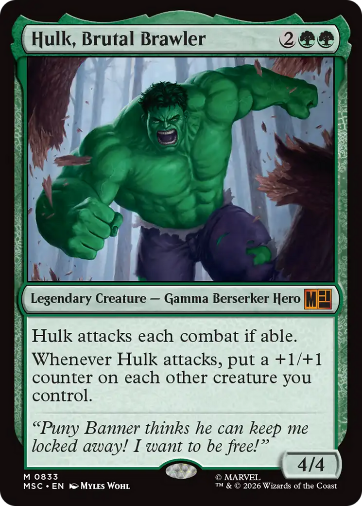 Hulk, Brutal Brawler [Marvel Super Heroes Commander] | Gamers Paradise