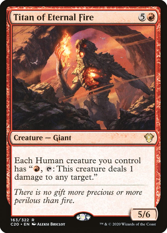 Titan of Eternal Fire [Commander 2020] | Gamers Paradise