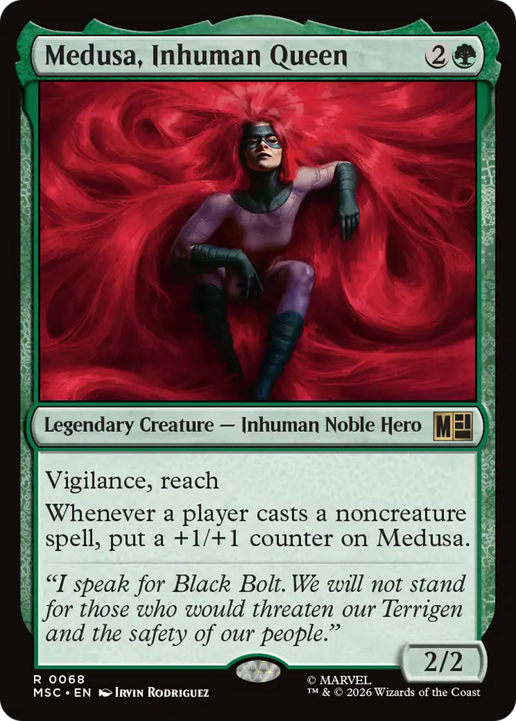 Medusa, Inhuman Queen (Surge Foil) [Marvel Super Heroes Commander] | Gamers Paradise