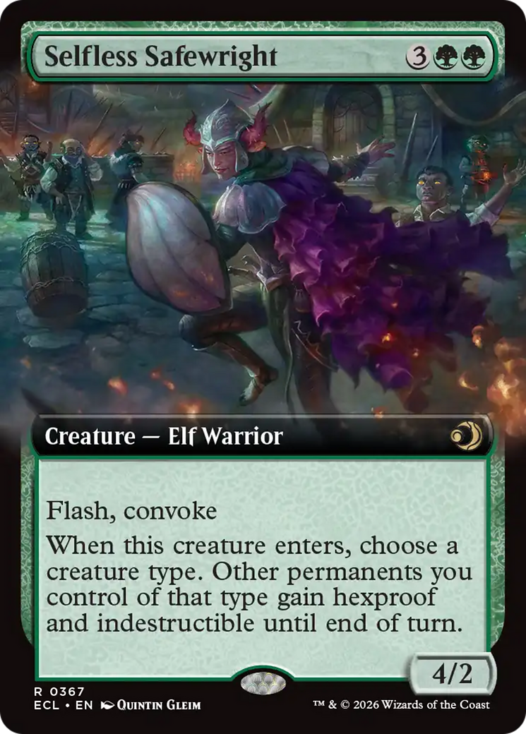 Selfless Safewright (Extended Art) [Lorwyn Eclipsed] | Gamers Paradise